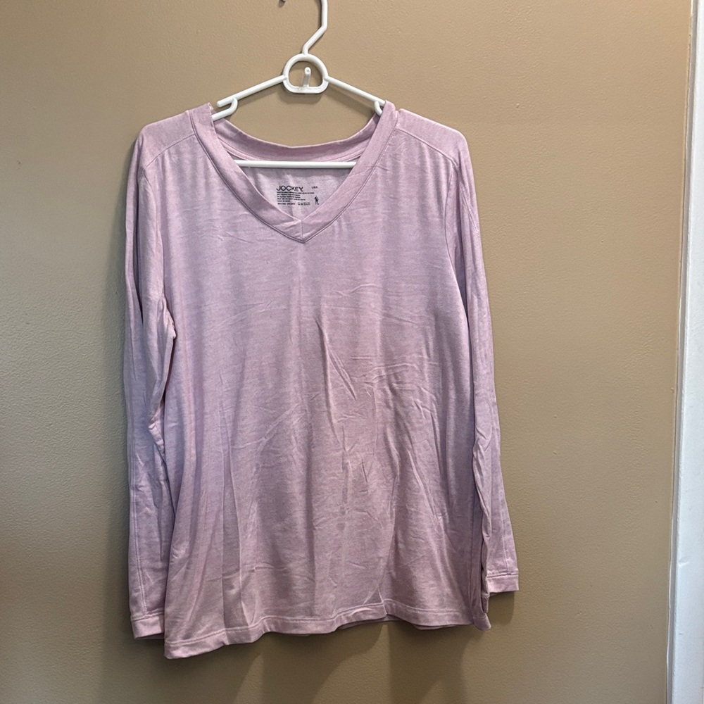 Jockey Women's Lavender Long Sleeve Top